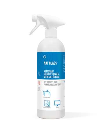 Image de Nat'Glass 750 ml Bio-Nettoyant Vitres & Surfaces Ecocert