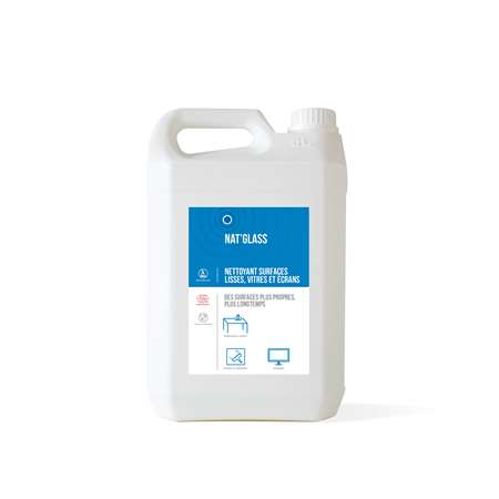 Image de Nat'Glass 5l Bio-Nettoyant Vitres & Surfaces Ecocert