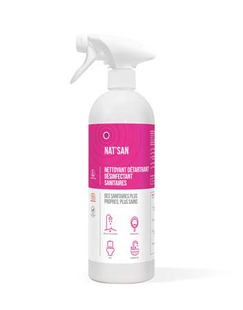 Nat''San 750 ml  Bio-Nettoyant Détartrant Désinf. Ecocert