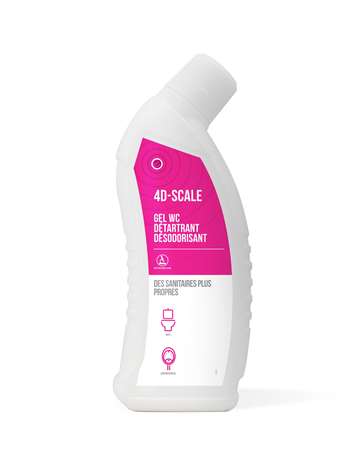 Image de 4D Scale Bio- Gel WC Nettoyant/ Détartrant/ Désodorisant 1l