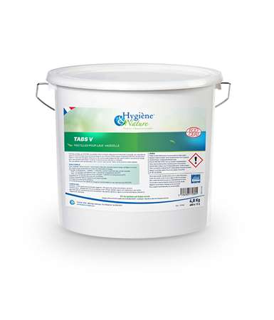 Image de Tabs V  Pastilles Lave-vaisselle Ecocert  Seau 400 x 12grs