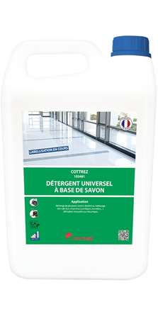 Image de Cottrez Détergent Universel à base de Savon 5l Ecolabel