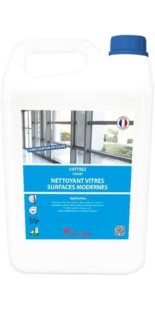 Cottrez Nettoyant Vitres & Surfaces Modernes 5l Ecolabel