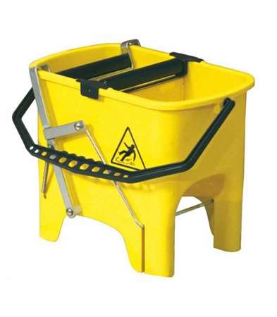 Image de Seau de Lavage Bi-Bacs 2x8l 'ROCKET' + Presse à Rouleaux