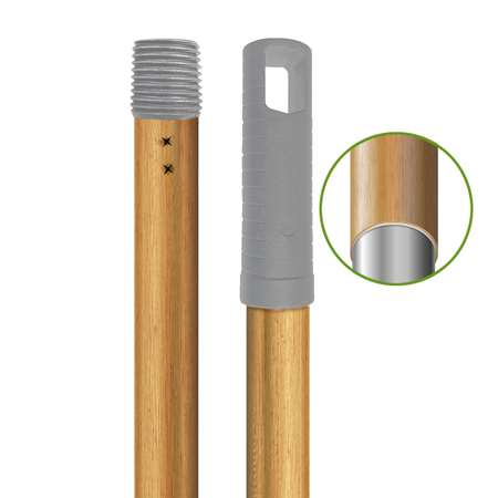 Image de Manche Acier Classic 1,40m D22 Vis/Trou 'Ecogreen'