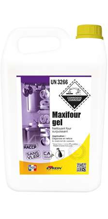 Image de Maxifour 5l Gel Décapant Four carton x 2 bidons + 1 pistole