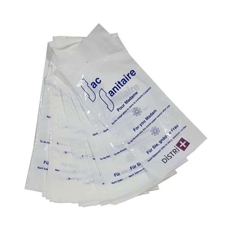 Pochettes Sanitaires Plastiques carton x 2000