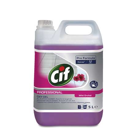Image de Cif Oxygel Orchidée 5l Détergent Multi-Usages Oxygène Actif