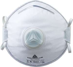 Image de Masque Respiratoire Jetable Coque P1 avec Valve X 10