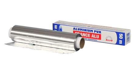 Alu Aliment. Roul 50m x 330mm Boite Distributrice