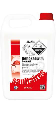Image de Renokal Bouquet Deterg.Desinf.Sanitaires Concentré 5L