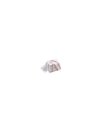 Image de Lavette Nid Abeille Blanc 60x35 (Bande x 2)