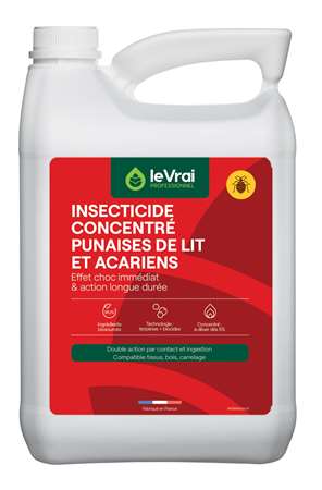 Le Vrai Pro Insecticide Concentré Punaises & Acariens 5L