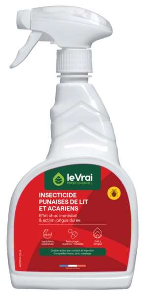 Image de Le Vrai Pro Insecticide PAE Punaises & Acariens 750 ml
