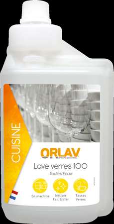 Image de Lave Verres 100 Liq. de Lavage toutes Eaux 1L Flacon doseur