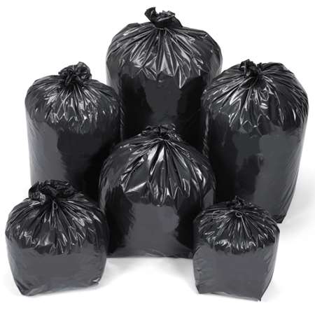 Image de Sac Poubelle 100l BD/45µ Noir Gris x 200